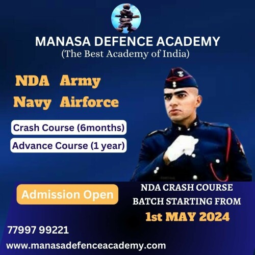 NDA Crash Course batch starting from 1st may 2024
