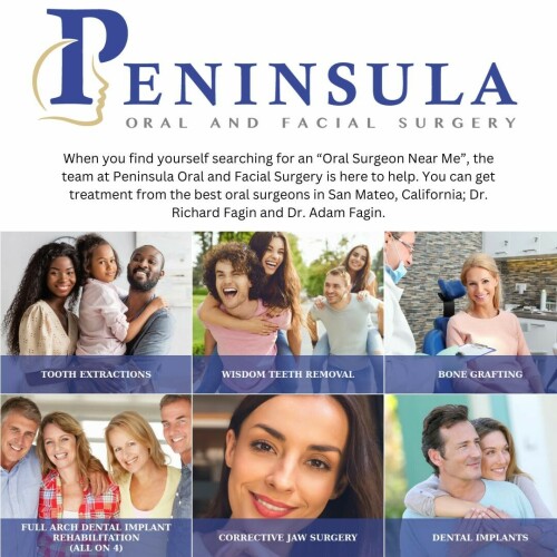 When you find yourself searching for an “Oral Surgeon Near Me”, the team at Peninsula Oral and Facial Surgery is here to help. You can get treatment from the best oral surgeons in San Mateo, California; Dr. Richard Fagin and Dr. Adam Fagin.
https://peninsulaofs.com/