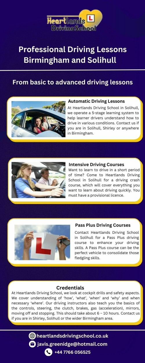 Professional Driving Lessons Birmingham and Solihull