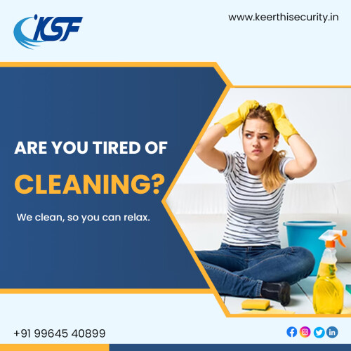 Are you tired of cleaning your home and places of business? Forget it! We are here! Our cleaning services will leave your home sparkling. Get a free consultation with us.

📲 Contact us +91 9964540899

📧 Mail us info@keerthisecurity.in

🌐 Visit us https://www.keerthisecurity.in/housekeeping-services-in-bangalore/

#Cleaning #CleaningService #BestCleaningServicesBangalore #HousekeepingServicesBangalore #ResidentialCleaning #CarpetCleaning #CleaningServicesNearme
#SecurityServices #HouseKeepingServices #LandscapingServicesBangalore #STPServices #MEPServices #DeepCleaningServices #Pestcontrolservices #FacilityManagement #HomeServicesBangalore #BestSecurityAgencyBangalore #PestControlServicesBangalore #KeerthiSecurity #Bangalore