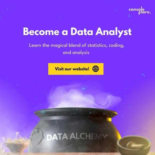 Become a Data Analyst with Console Flare in 4 months