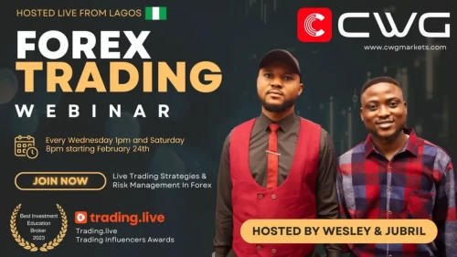 Lagos based analyst, Jubril, will give a breakdown of the biggest moves and trends in the forex markets this week. This webinar will look at the following - Technical analysis of current trends, Fundamental analysis of current trends, Key price levels within each trend and well as breakout levels.

Visit jhere;https://us06web.zoom.us/webinar/register/WN_LPRLV4vvTmKXoMb-FN2lUg#/registration