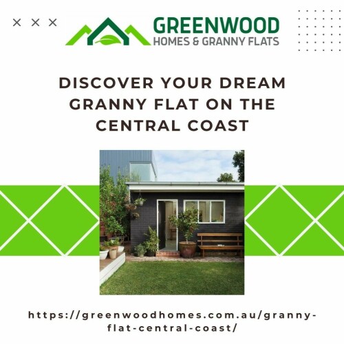 Explore the possibilities of granny flats on the Central Coast with Greenwood Homes. Our expert team specializes in designing and building custom granny flats that perfectly suit your needs and lifestyle. Whether you're looking to create additional living space, accommodate family members, or generate rental income, our granny flats are designed to exceed your expectations. With a focus on quality craftsmanship and personalized service, Greenwood Homes is your partner in creating your dream granny flat on the Central Coast. Visit: https://greenwoodhomes.com.au/granny-flat-central-coast/