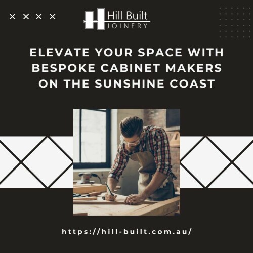 Elevate your space with bespoke Cabinet makers on the sunshine coast