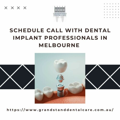 Regain your confidence with dental implants from Melbourne's trusted professionals at Grandstand Dental Care. Our experienced dental implant professionals in Melbourne specializes in dental implant procedures, providing personalized solutions to restore your smile and oral health. From single tooth implants to full mouth reconstructions, we offer advanced implant treatments tailored to your needs. Trust Grandstand Dental Care for superior dental implant services in Melbourne. Visit: https://www.grandstanddentalcare.com.au/