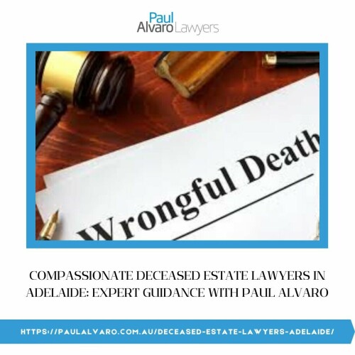 Ensure your loved one's estate is managed with care and precision with Paul Alvaro's deceased estate lawyers in Adelaide. Our dedicated team offers compassionate and expert legal assistance in estate administration, probate, and disputes. We provide clear, tailored advice to navigate this challenging time with sensitivity and professionalism. Trust Paul Alvaro for comprehensive support in handling deceased estates. Visit: https://paulalvaro.com.au/deceased-estate-lawyers-adelaide/