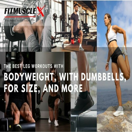 Try out these 10 different best leg workouts with dumbbells that can be performed at gym to develop fitness and improve the strength and function of your legs! Always pay attention to your body, challenge yourself, and have fun as you go toward having legs that are stronger and more powerful. Read more: https://fitmusclex.com/the-best-leg-workouts-with-dumbbells-with-bodyweight-for-size-and-more