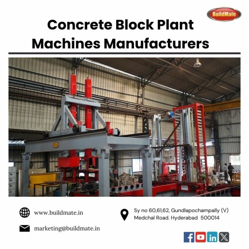 Concrete Block Plant Machines Manufacturers