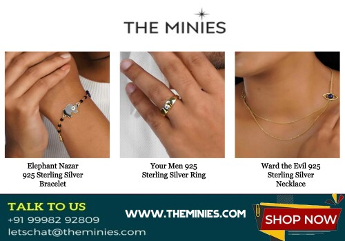 Your Online Destination for Silver Jewelery in India The Minies