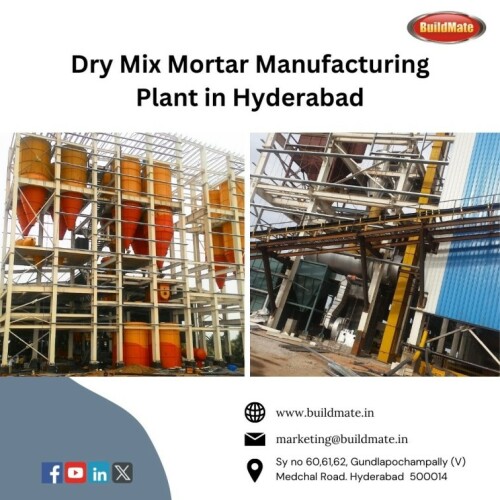 Dry Mix Mortar Manufacturing Plant in Hyderabad