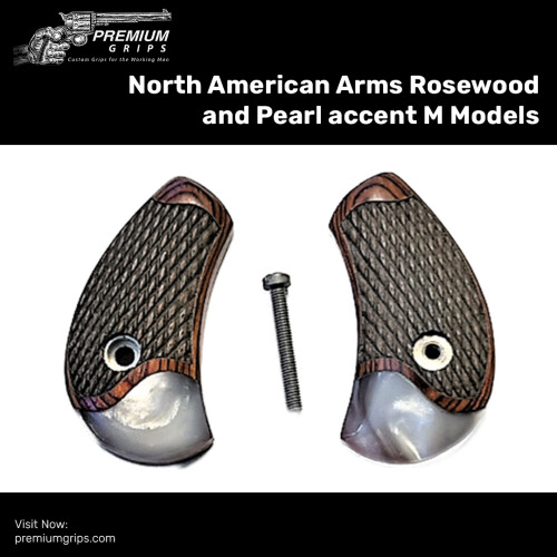 North American Arms Rosewood and Pearl accent M Models