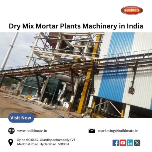 Dry Mix Mortar Plants Machinery in India