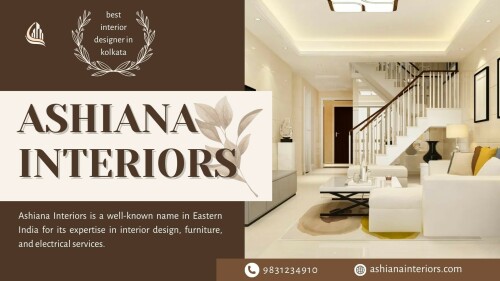 Redefine your home with Ashiana Interiors, the leading interior design company in Kolkata. We specialize in luxury designs that are tailored to meet your unique needs, while also offering affordable options for every budget. Our expert designers bring creativity, elegance, and professionalism to every project, ensuring that your space looks and feels perfect. With years of experience and a portfolio of stunning projects, Ashiana Interiors is your best choice for interior design. Contact us now to schedule a consultation! Visit: https://www.ashianainteriors.com/services/interior-design