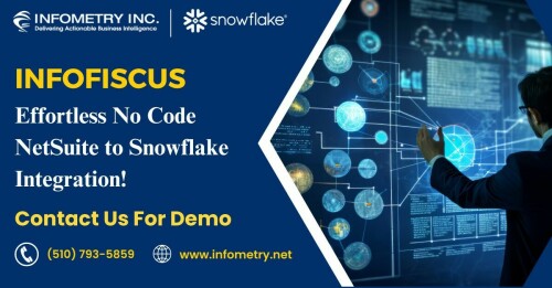 The Snowflake connector for NetSuite provides a powerful, scalable solution to move your NetSuite data effortlessly into Snowflake. Experience 90% faster data integration and 100% data accuracy, enabling efficient queries and improved decision-making. No need to design complex pipelines—our Snowflake connector automates the process, allowing you to focus on utilizing your data for actionable insights. Visit our website :https://www.infometry.net/infofiscus-netsuite-odbc-connector/