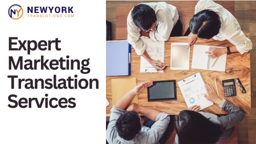 Newyork Translations offers specialized marketing translation services to help your brand resonate globally. Our skilled team ensures your message is clear and impactful. Contact us today to elevate your marketing efforts and reach a wider audience  :  https://www.newyork-translations.com/marketing-translations.shtml